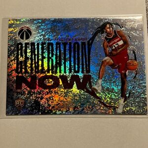 Topps NBA Holofoil Generation Now Tre Johnson III Wizards GN-6 Card